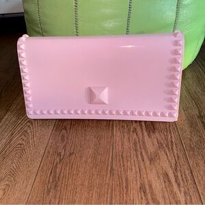 Pink Studded Clutch